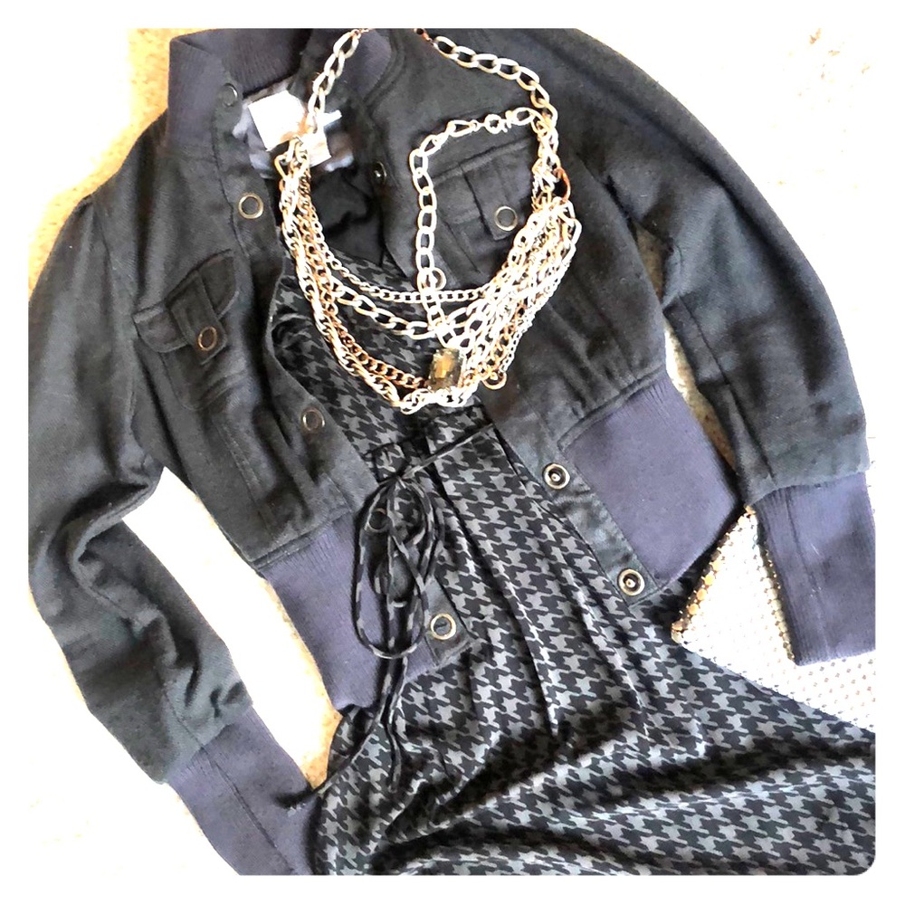 Gray fashion coat